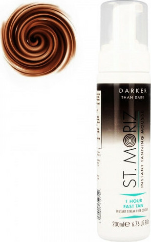 St. Moriz Darker Than Dark Instant Tanning Mousse Body Self